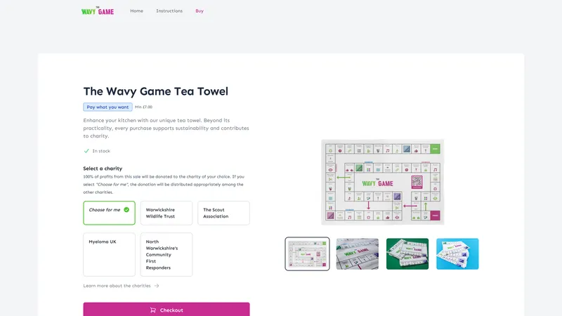 Screenshot of The Wavy Game